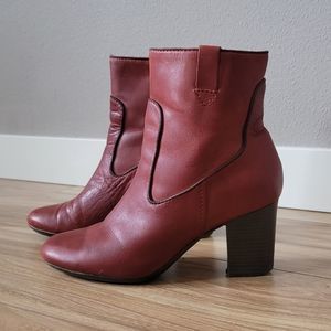 Clarks Stroll VineLeather Comfort Ortholite Boots